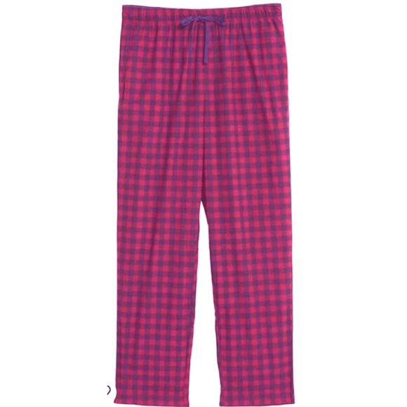 Nautica Super Soft Lightweight Buffalo Check Fleece Sleepwear Lounge Pants - Picture 1 of 7